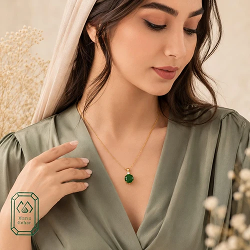 آویز طلا ماناگوهر آویز طلا